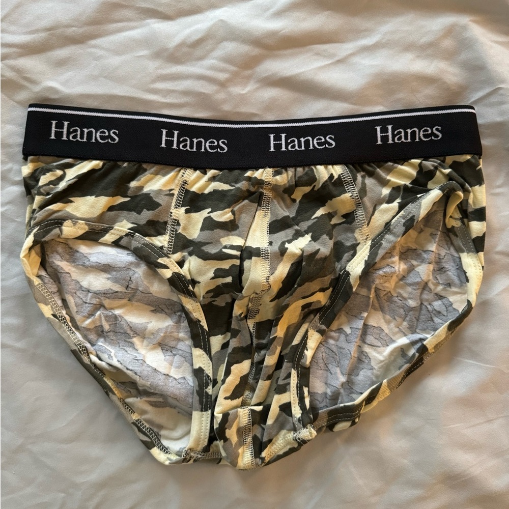 Camo Print Briefs (Small) - Hanes